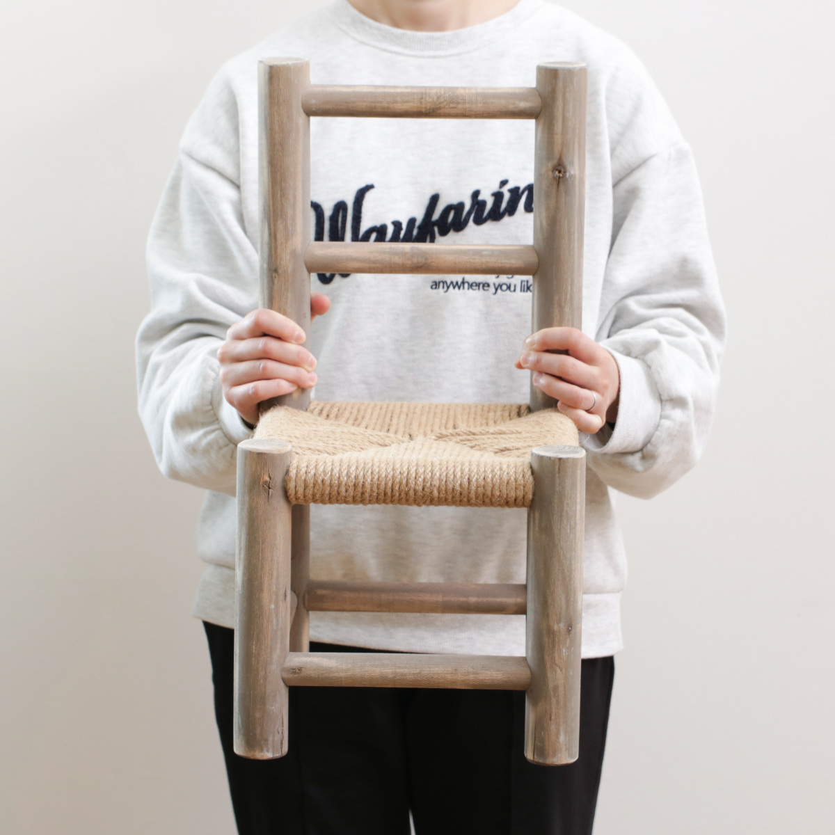 スタンド 花台 ルオリ チェア ( プランター台 フラワーラック 飾り台 プランターラック フラワー 木 椅子 室内 飾る 台 脚付き 置く 植物 観葉植物 花 園芸 インテリア ディスプレイ 木製 ) 【ナチュラル】 ナチュラル