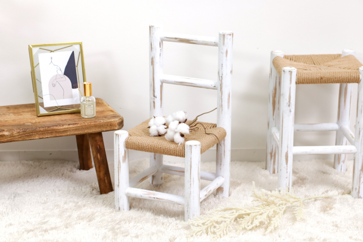 スタンド 花台 ルオリ チェア ( プランター台 フラワーラック 飾り台 プランターラック フラワー 木 椅子 室内 飾る 台 脚付き 置く 植物 観葉植物 花 園芸 インテリア ディスプレイ 木製 ) 【ナチュラル】 ナチュラル