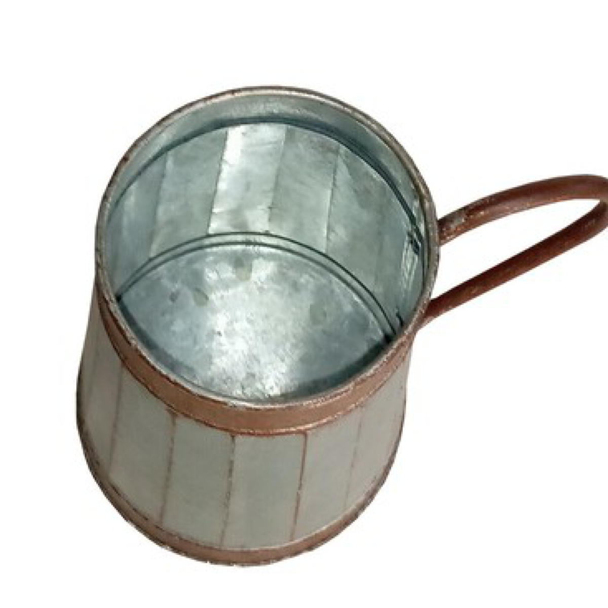 オーナメント ルアン ピッチャー ( 花瓶 花びん 植木鉢 プラントポット 植物用ポット 花器 ポット ブリキ ミルク缶 ブリキ鉢 アイアン 植物 花 ドライフラワー 観葉植物 園芸 インテリア 卓上 花資材 )