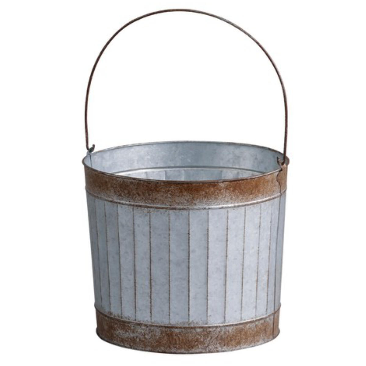 オーナメント ルアン バケツ ( 植木鉢 プラントポット 植物用ポット 花瓶 花びん 花器 鉢カバー ポット 卓上 スタンド 置く 植物 花 観葉植物 多肉植物 サボテン 園芸 直植え インテリア )