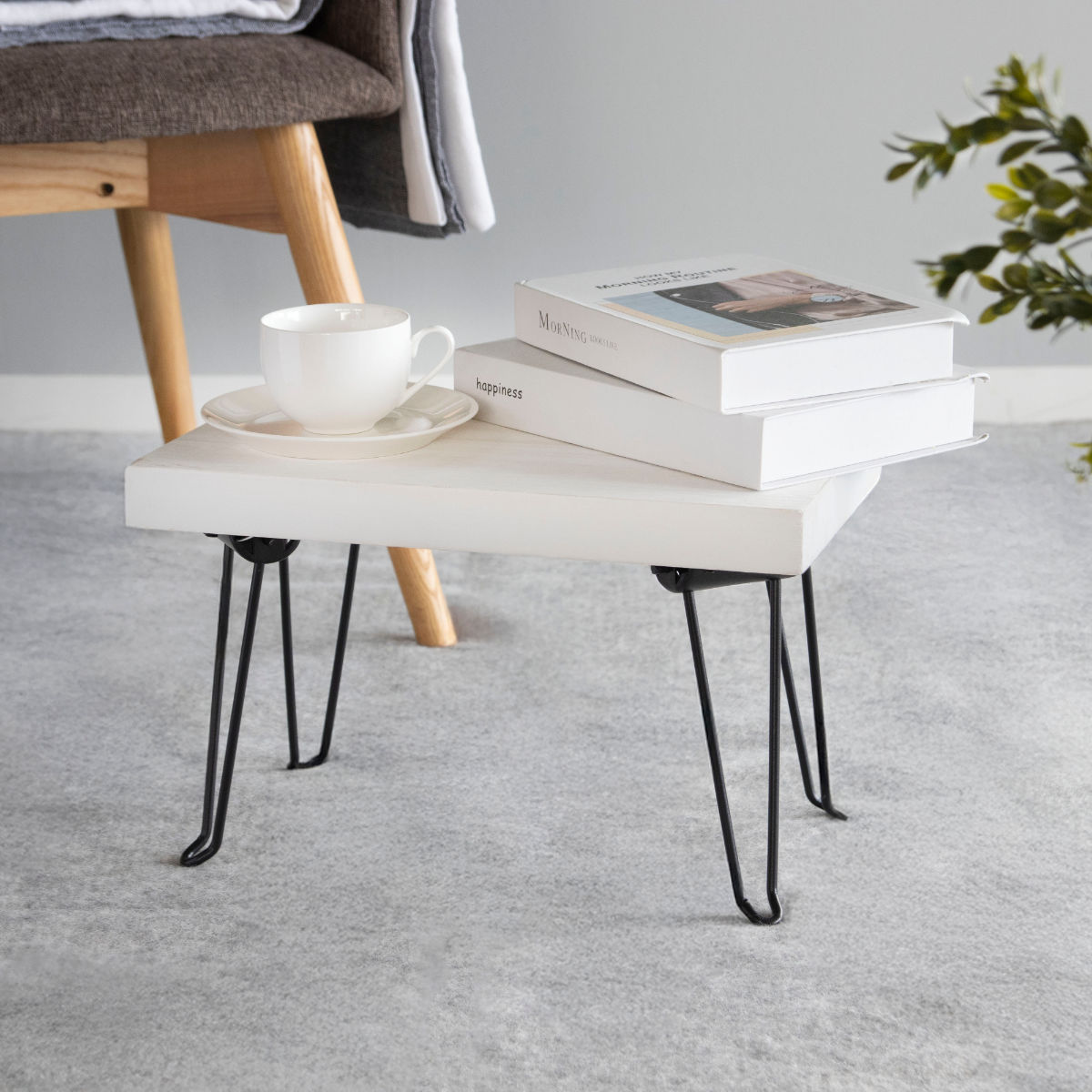 花台 プランタースタンド ピエニ レクトスタンド 木製 長方形 ( プランター台 フラワーラック 飾り台 プランターラック フラワー スタンド レクタングル 折り畳み コンパクト 鉢置き 園芸 鉢台 丈夫 10kg ) 【ホワイト】 ホワイト