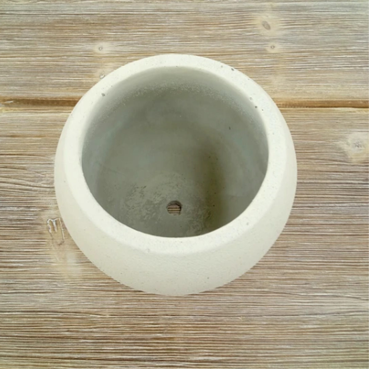 植木鉢 モノクローム ポールポット M ( フラワーポット プラントポット プランターポット 鉢 鉢植え セメント セメントポット インテリア お花 フラワー 園芸用品 シンプル ) 【グレー】 グレー