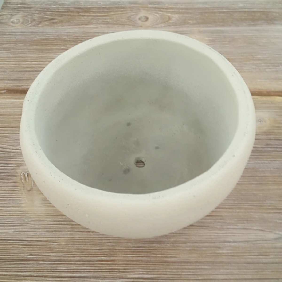 植木鉢 モノクローム ボールトレー L ( フラワーポット プラントポット プランターポット 鉢 鉢植え セメント セメントポット インテリア お花 フラワー 園芸用品 シンプル ) 【グレー】 グレー