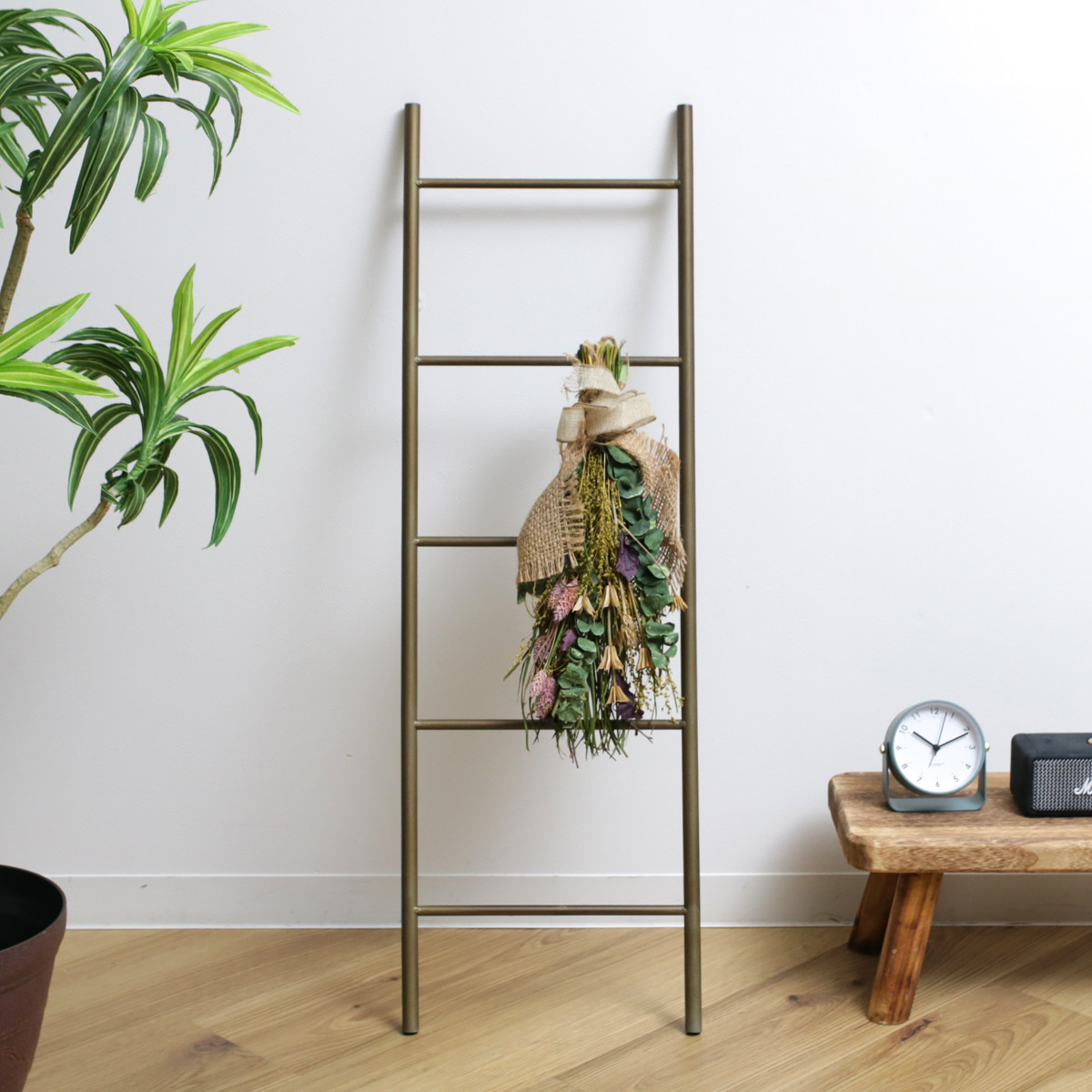 はしご オーナメント グランディール ラダー ( ガーデニング雑貨 ブリキ アイアン製 ディスプレイ 飾り オブジェ 園芸 エクステリア 雑貨 ガーデンオーナメント 庭 ベランダ ガーデニング インテリア おしゃれ ) 【アイアン】 アイアン