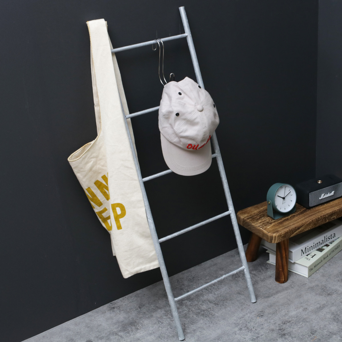 はしご オーナメント グランディール ラダー ( ガーデニング雑貨 ブリキ アイアン製 ディスプレイ 飾り オブジェ 園芸 エクステリア 雑貨 ガーデンオーナメント 庭 ベランダ ガーデニング インテリア おしゃれ ) 【アイアン】 アイアン