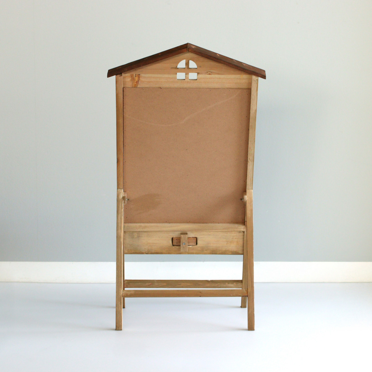 サインボード メゾレイユ サインボードポット ( 花台 フラワーラック プランタースタンド 飾り メッセージボード 花スタンド ラック シェルフ ディスプレイ ボックス 置く 植物 観葉植物 花 園芸 インテリア 黒板付き 天然木 ) 【ホワイト】 ホワイト