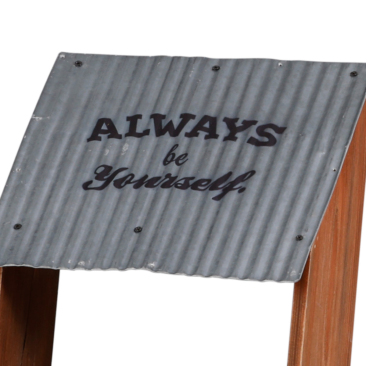 花台 ディスプレイ ラダー エコルフェ ( プランター 植木鉢 棚 アンティーク調 プランターラック フラワーラック 3段 アイアン 多肉植物 観葉植物 花スタンド ラック ボックス 植物用ポット 花器 鉢 トタン 天然木 ) 【シルバー】 シルバー