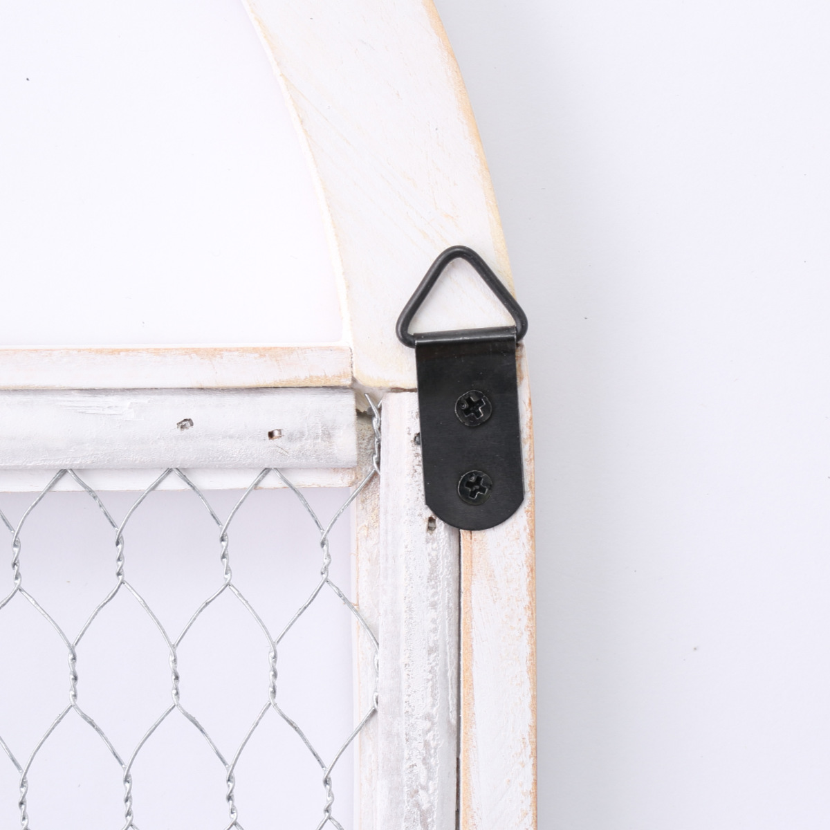 ガーデンオーナメント ルフェン ウィンドウフレーム S ( ガーデニング雑貨 窓 フレーム 木製 ウッドフレーム 窓枠アーチ 園芸 エクステリア 雑貨 飾り 庭 ベランダ ガーデニング インテリア ディスプレイ 壁掛け おしゃれ ) 【ホワイト】 ホワイト