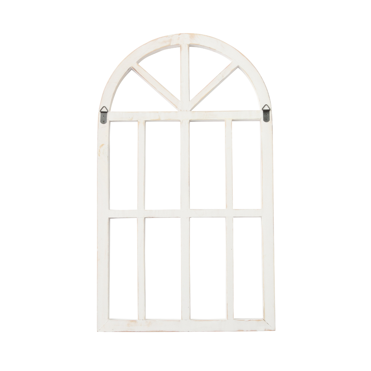 ガーデンオーナメント ルフェン ウィンドウフレーム L ( ガーデニング雑貨 窓 フレーム 木製 ウッドフレーム 窓枠アーチ 園芸 エクステリア 雑貨 飾り 庭 ベランダ ガーデニング インテリア ディスプレイ 壁掛け おしゃれ ) 【ブラウン】 ブラウン