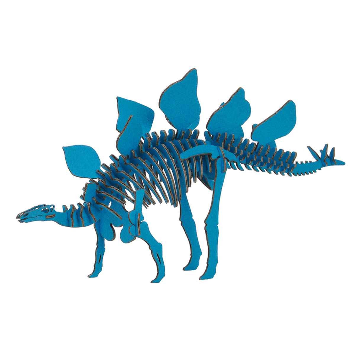 工作キット ダンボール製 ダイナソーシリーズ ステゴサウルス （ ダンボール 段ボール 恐竜 おもちゃ ペーパークラフト 工作 子ども キッ