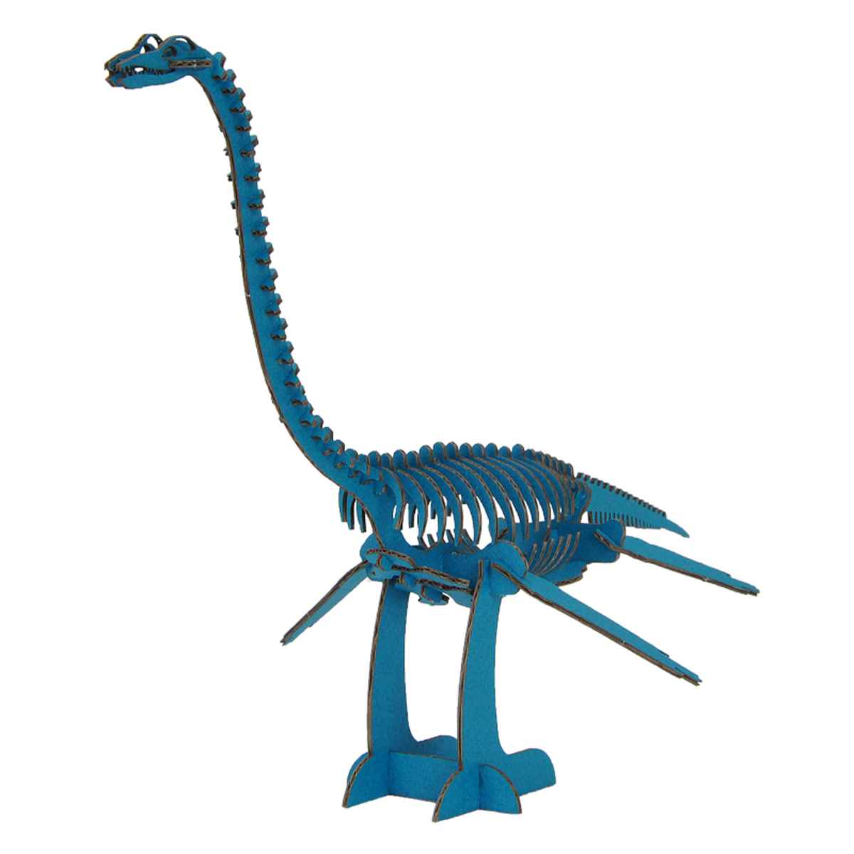 工作キット ダンボール製 ダイナソーシリーズ フタバサウルス （ ダンボール 段ボール 恐竜 おもちゃ ペーパークラフト 工作 子ども キッ