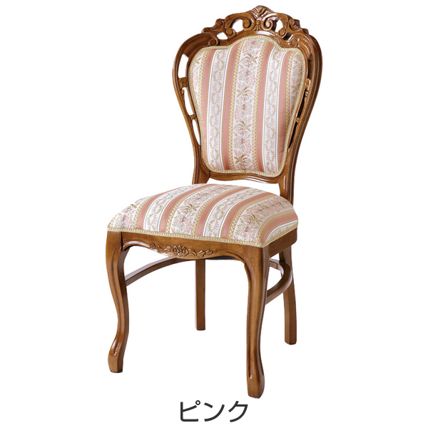 アンティーク調木製フレームダイニングチェア② アンティーク風チェア