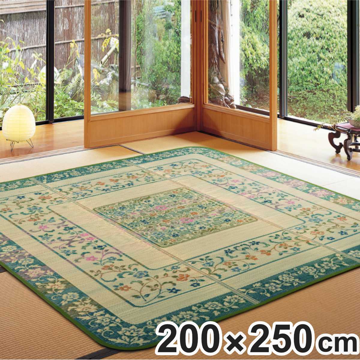 畳 い草ラグ エンペラー 200×250 3畳 滑り止め無し い草 畳マット ( ラグ マット 上敷き フローリング畳 置き畳 い草マット い草カーペット フロア畳 防音 和風 敷物 湿気対策 )