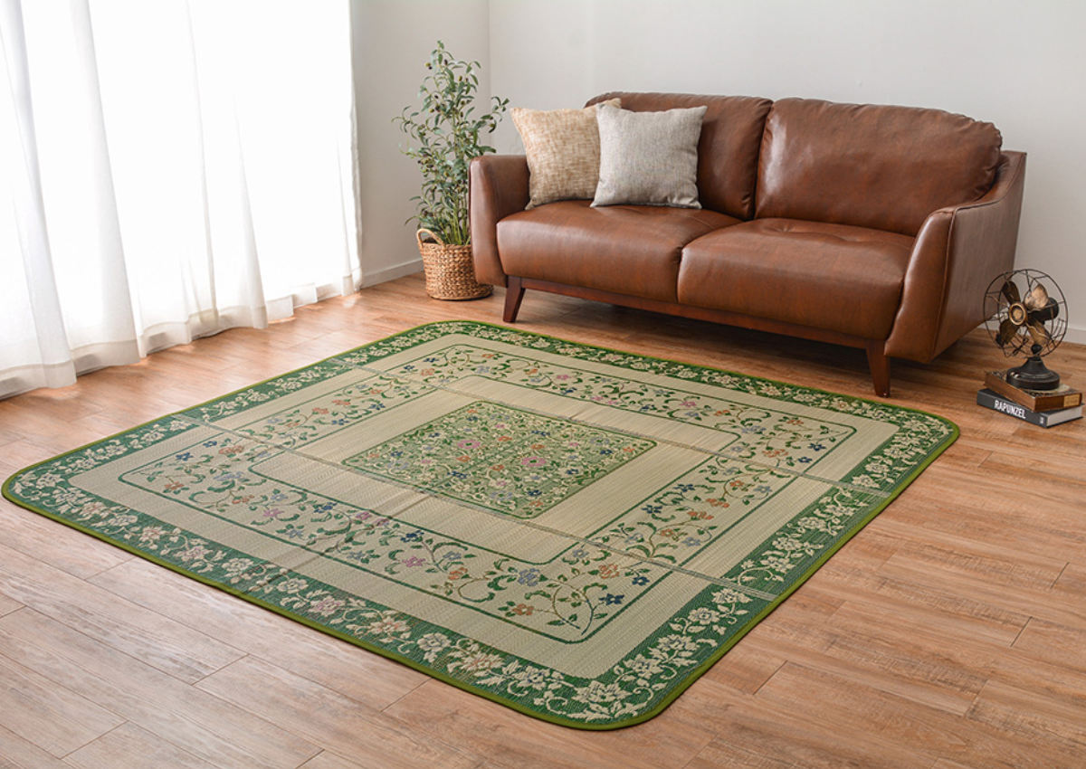 畳 い草ラグ エンペラー 200×250 3畳 滑り止め無し い草 畳マット ( ラグ マット 上敷き フローリング畳 置き畳 い草マット い草カーペット フロア畳 防音 和風 敷物 湿気対策 )