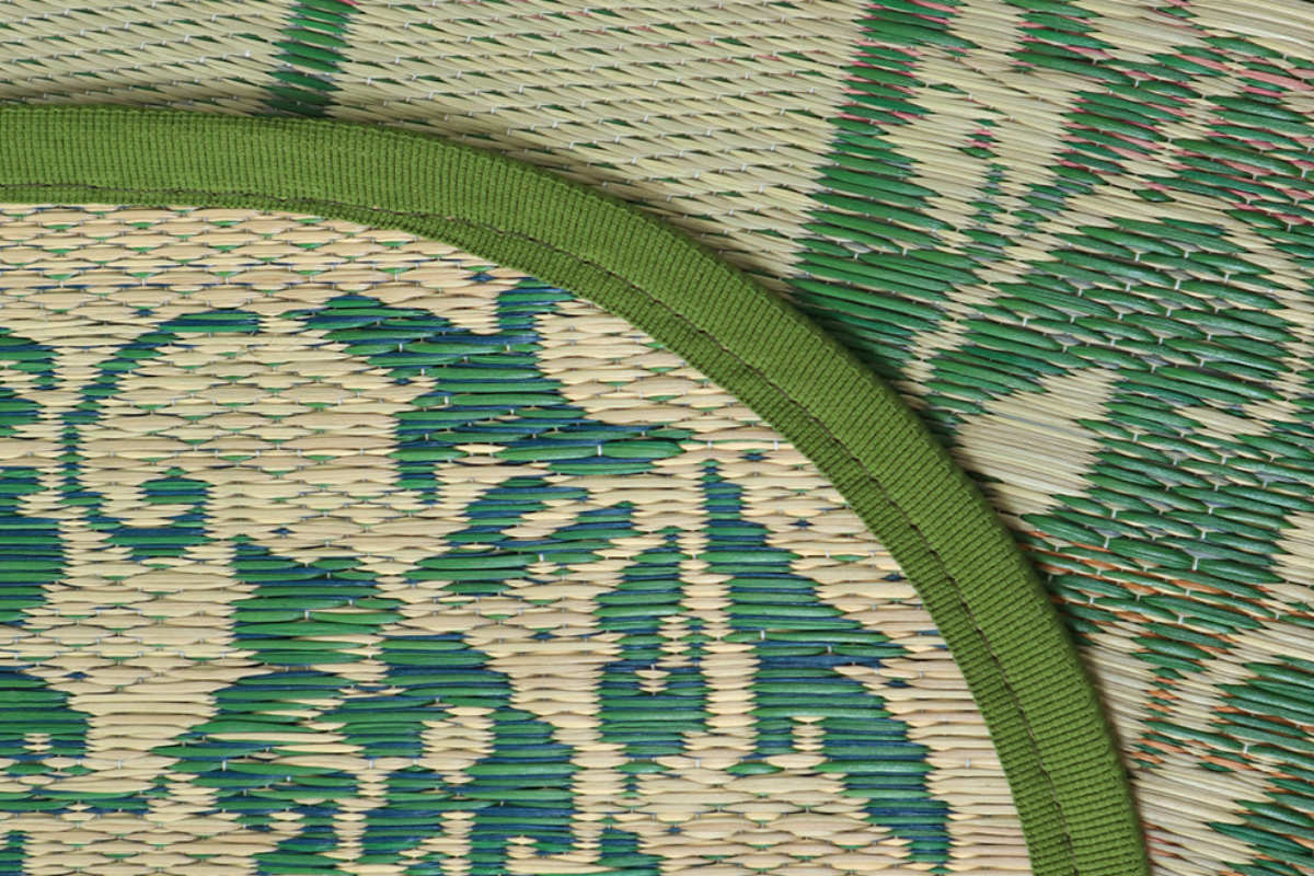 畳 い草ラグ エンペラー 200×200 2.5畳 滑り止め有り い草 畳マット ( ラグ マット 上敷き フローリング畳 置き畳 い草マット い草カーペット フロア畳 防音 和風 敷物 湿気対策 )