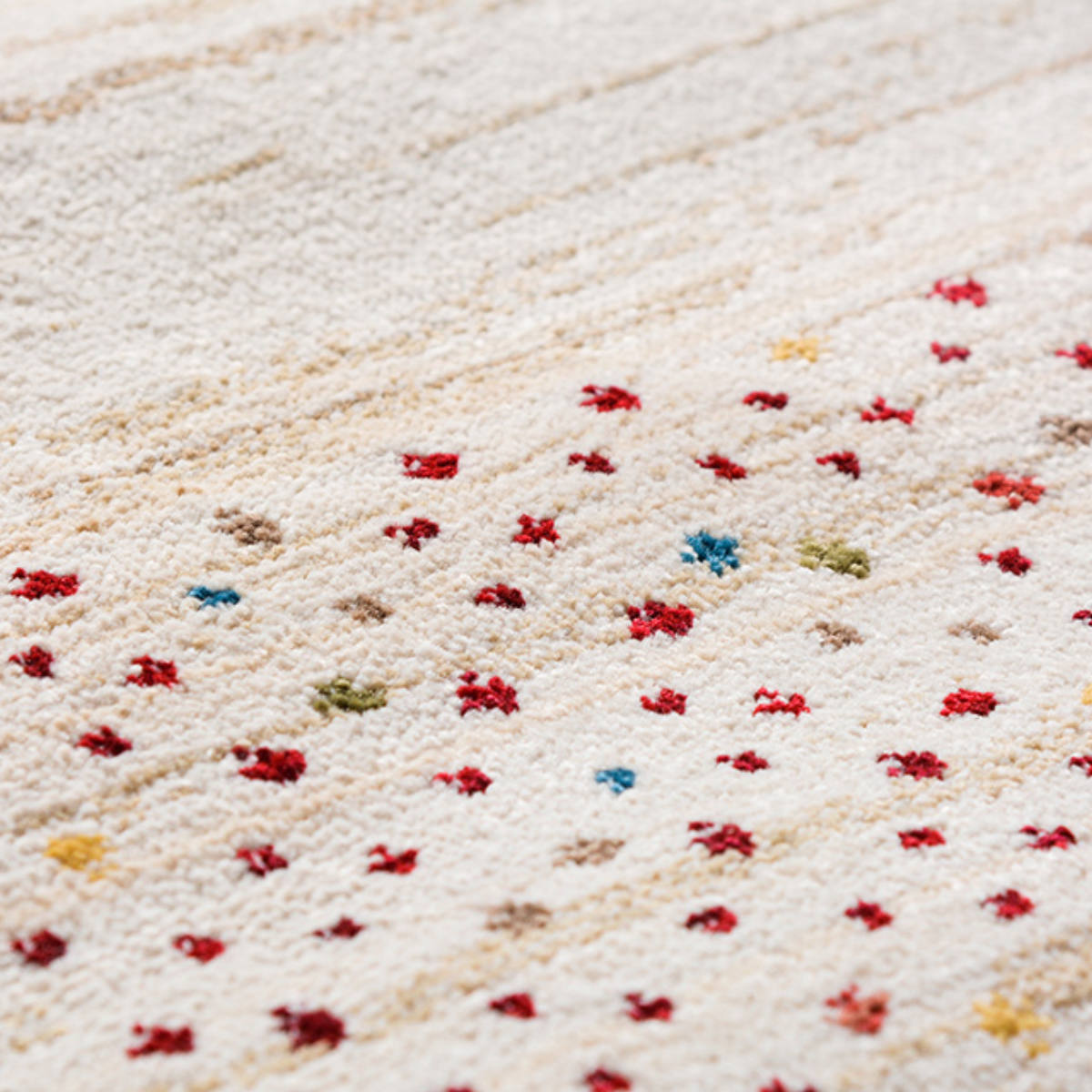 ラグ トルコ製ウィルトンラグ RAKKAS ジャルダン 140×200cm ( ラグマット カーペット 絨毯 ウィルトン織り リビング 居間 マット おしゃれ 丈夫 やわらか 長方形 折りたためる )