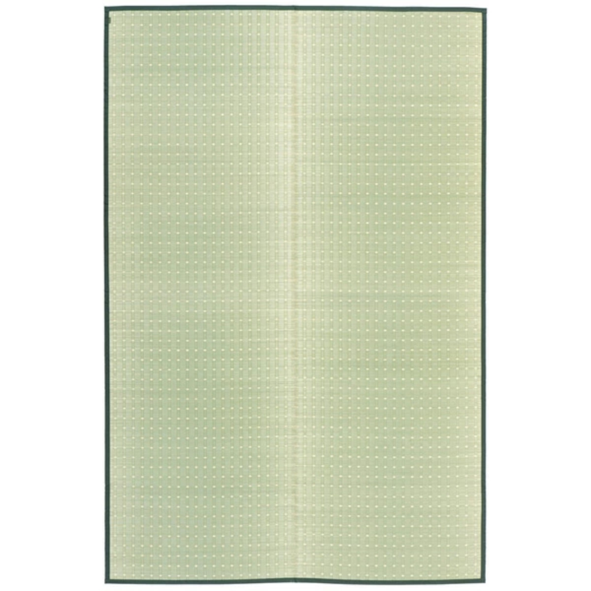 ござ い草 江戸間2畳 国産花ござ 吉兆 ベージュ ( ラグ マット 茣蓙 い草ラグ 上敷き ラグマット 和風 敷物 国産 二畳 畳マット 和室 イグサ 掛川織 藺草 和室敷物 夏用マット 和風ラグ ) 【ナチュラル】 ナチュラル