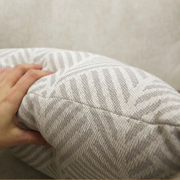 クッション クラック インド綿 背当てクッション 45×45cm ホワイト ( 座布団 ざぶとん 四角 フロアクッション シートクッション チェアクッション 45×45 45cm 角型 柄 ヘリンボーン ナチュラル 北欧 インテリア ) 【ネイビー】 ネイビー