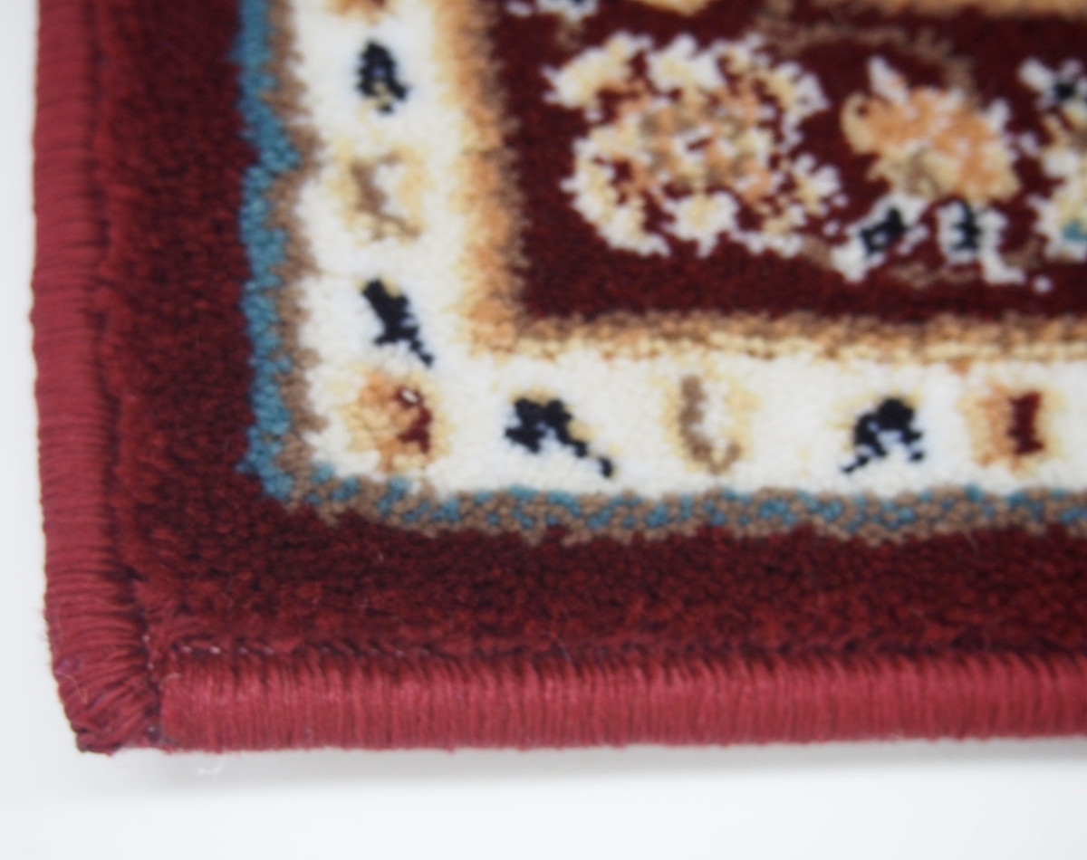 ラグ トルコ製ウィルトンラグ ローサマルカンド 240×240cm レッド ( ラグマット カーペット じゅうたん 絨毯 敷物 マット おしゃれ ウィルトン織 長方形 薄手 ホットカーペット 床暖房 対応 約4.5畳 )