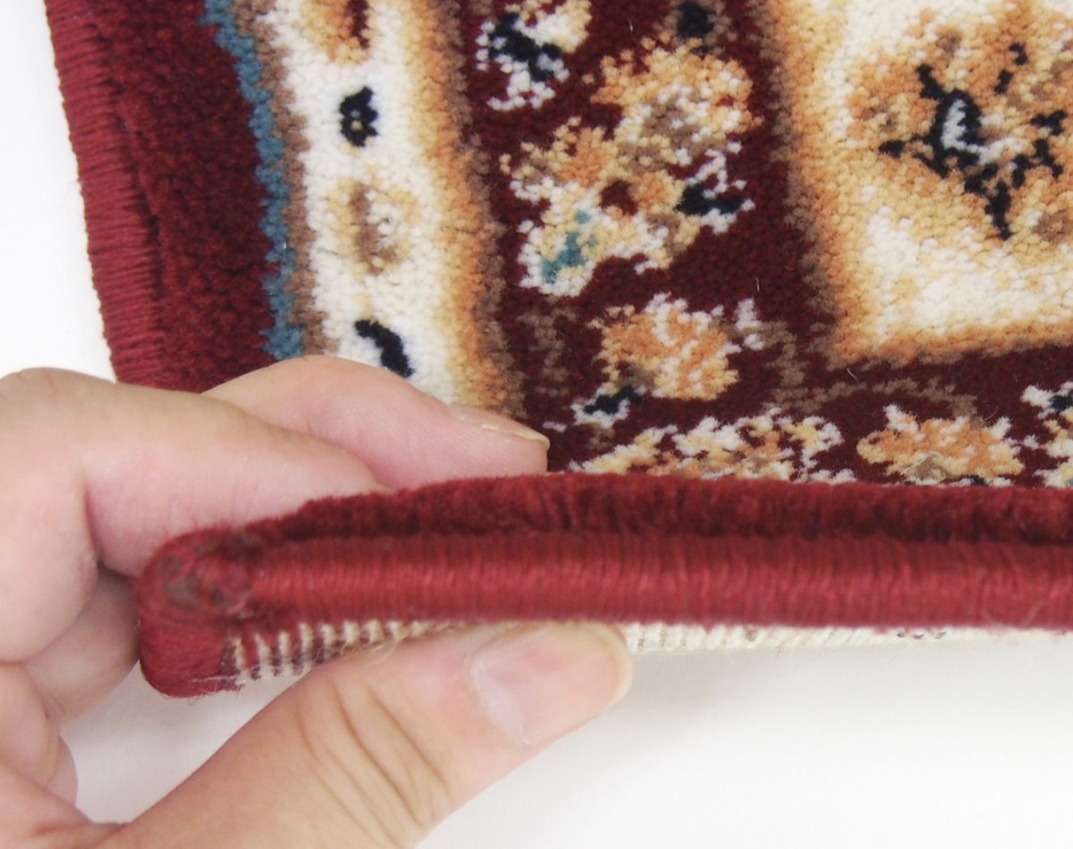 ラグ トルコ製ウィルトンラグ ローサマルカンド 240×240cm レッド ( ラグマット カーペット じゅうたん 絨毯 敷物 マット おしゃれ ウィルトン織 長方形 薄手 ホットカーペット 床暖房 対応 約4.5畳 )