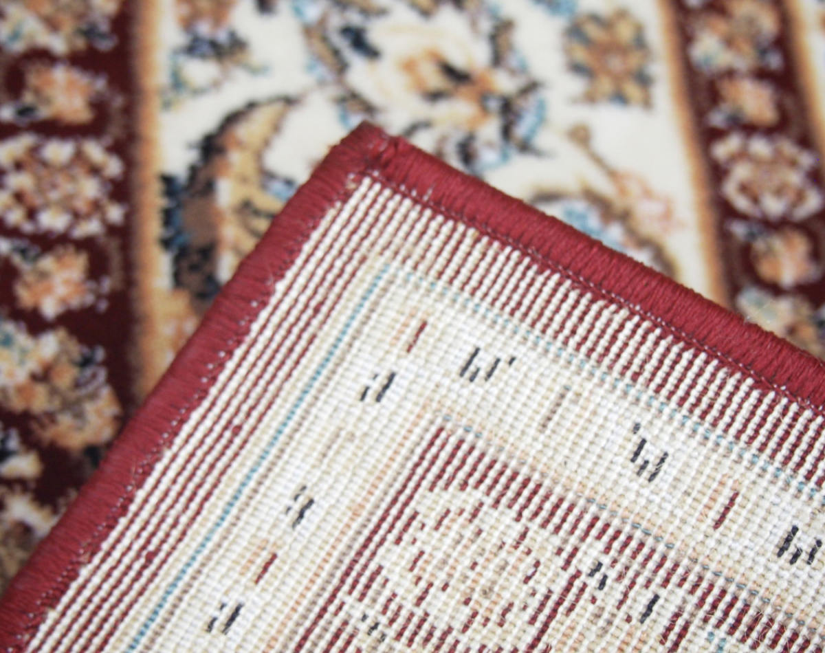 ラグ トルコ製ウィルトンラグ ローサマルカンド 240×240cm レッド ( ラグマット カーペット じゅうたん 絨毯 敷物 マット おしゃれ ウィルトン織 長方形 薄手 ホットカーペット 床暖房 対応 約4.5畳 )