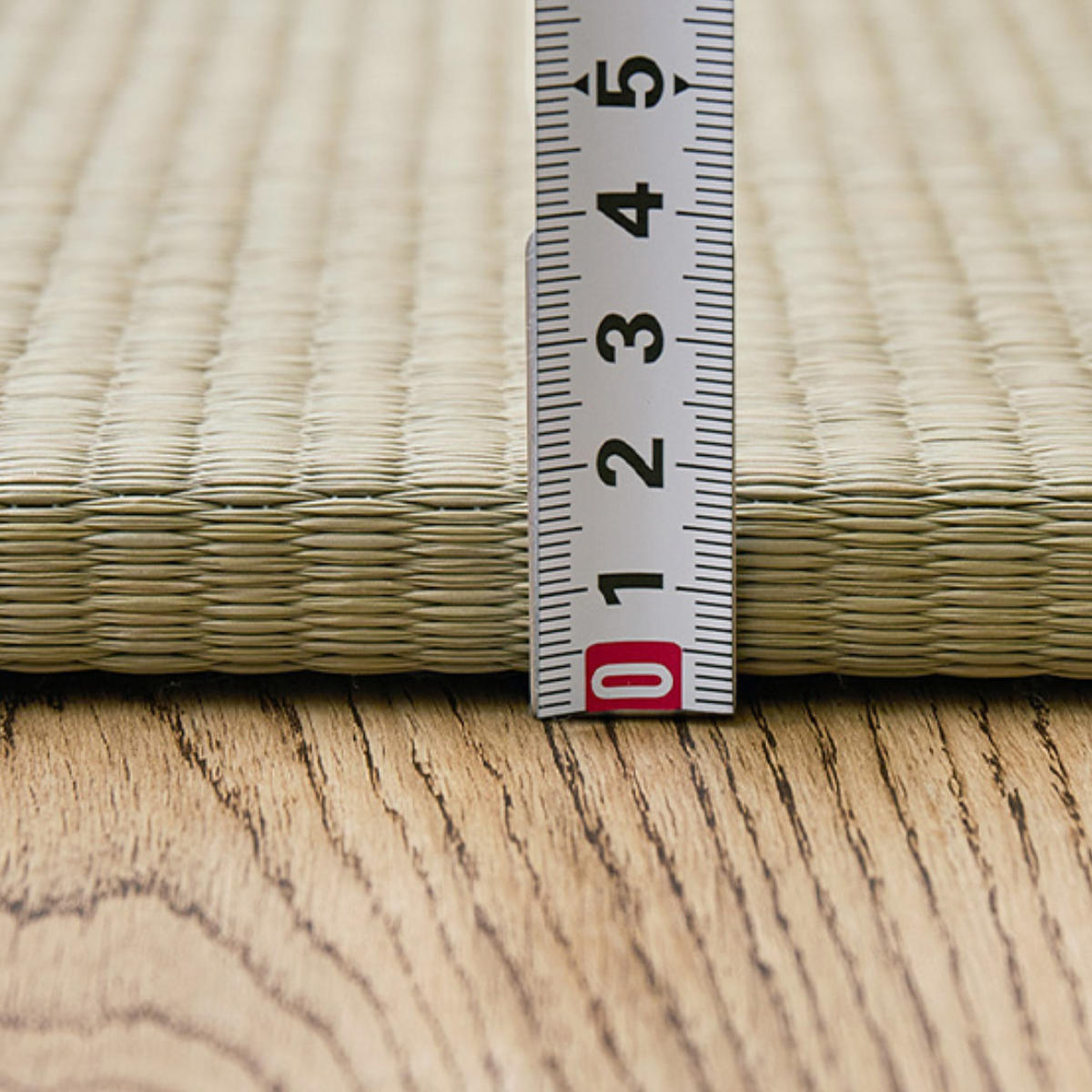 ユニット畳 置き畳 四季 約82×82 滑り止め付き 1枚 ブルー ( 畳マット 畳 ラグ マット システム畳 フロア畳 フローリング畳 簡単 設置 軽い フローリング 手軽 和室 洋室 い草 ) 【ナチュラル】 ナチュラル