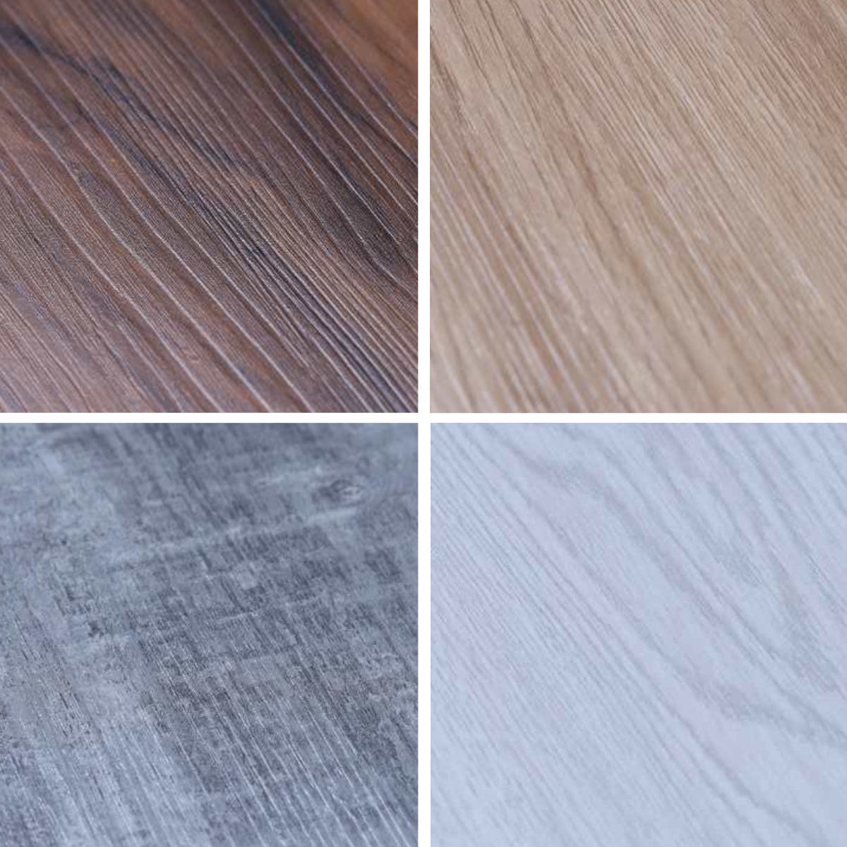 フロアマット 同色24枚入 2帖分 フロアタイル 木目調 ( タイルマット タイルカーペット マット 貼るだけ 簡単 手軽 カット可能 カッター キッチン 洗面所 繰り返し使える 洗える 木目調 耐久性 ) 【グレー】 グレー