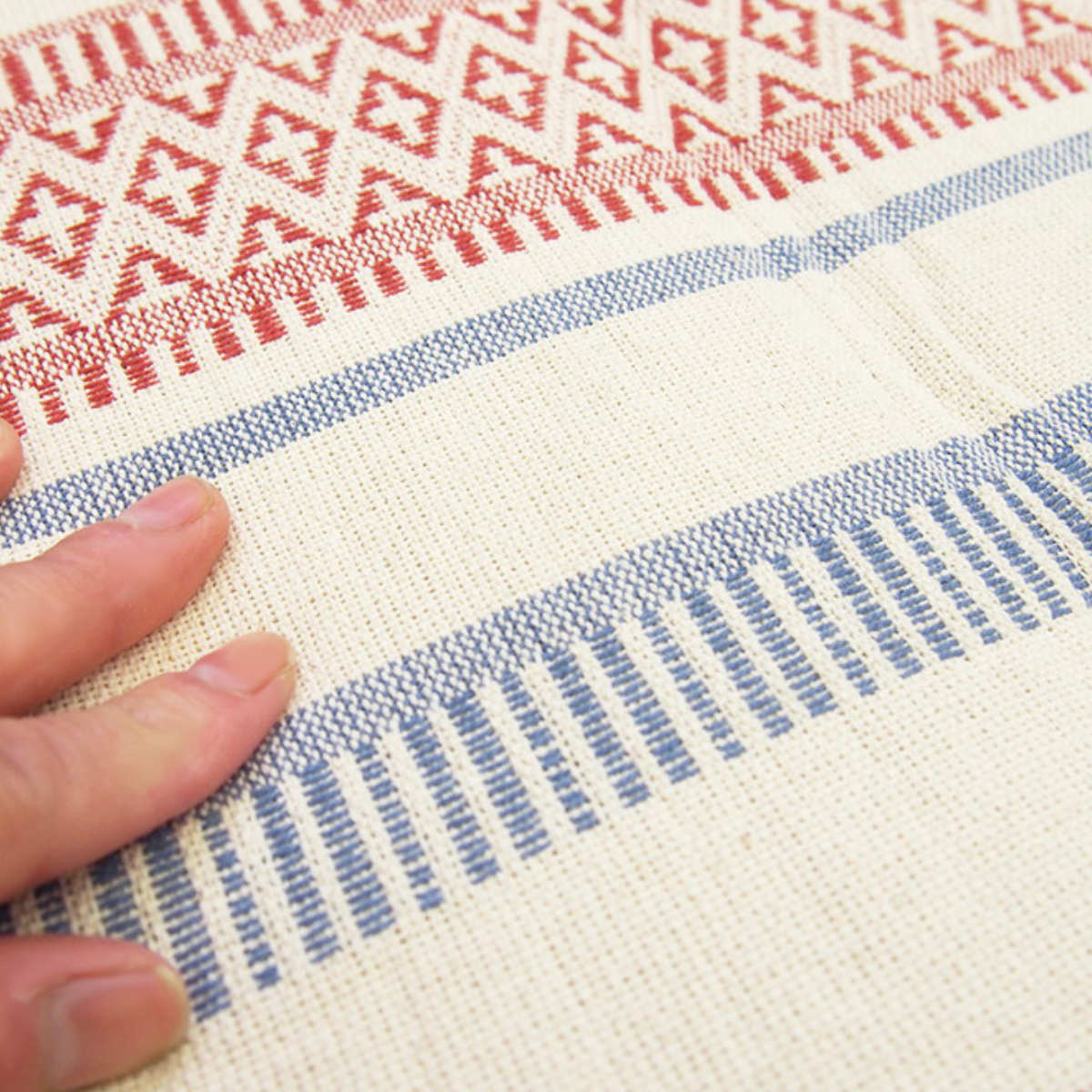 玄関マット 50×80 インド綿のふっくら玄関マット 室内 ( マット ラグ 洗える コットン 敷物 インテリア おしゃれ 薄手 軽量 滑り止め 幅80cm キッチン リビング 寝室 洗面所 ランドリー 室内用マット 玄関 脱衣所 洗面 敷き物 綿 ) 【ネイビー】 ネイビー