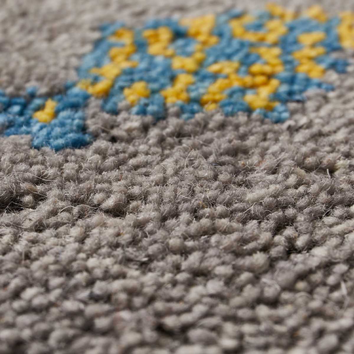 玄関マット 室内 GABBEH ヌメロ 60×90 ( マット ラグ 敷物 インテリア おしゃれ ギャッベ ウール100% ふかふか 羊毛 冬 幅90cm かわいい キッチン リビング 寝室 洗面所 室内用マット 敷き物 ) 【アイボリー】 アイボリー