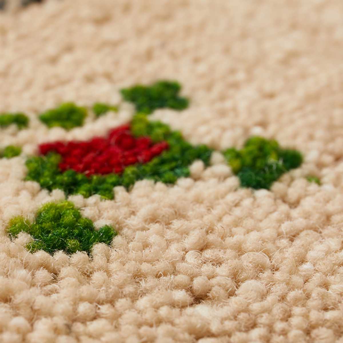 玄関マット 室内 GABBEH ヌメロ 60×90 ( マット ラグ 敷物 インテリア おしゃれ ギャッベ ウール100% ふかふか 羊毛 冬 幅90cm かわいい キッチン リビング 寝室 洗面所 室内用マット 敷き物 ) 【アイボリー】 アイボリー