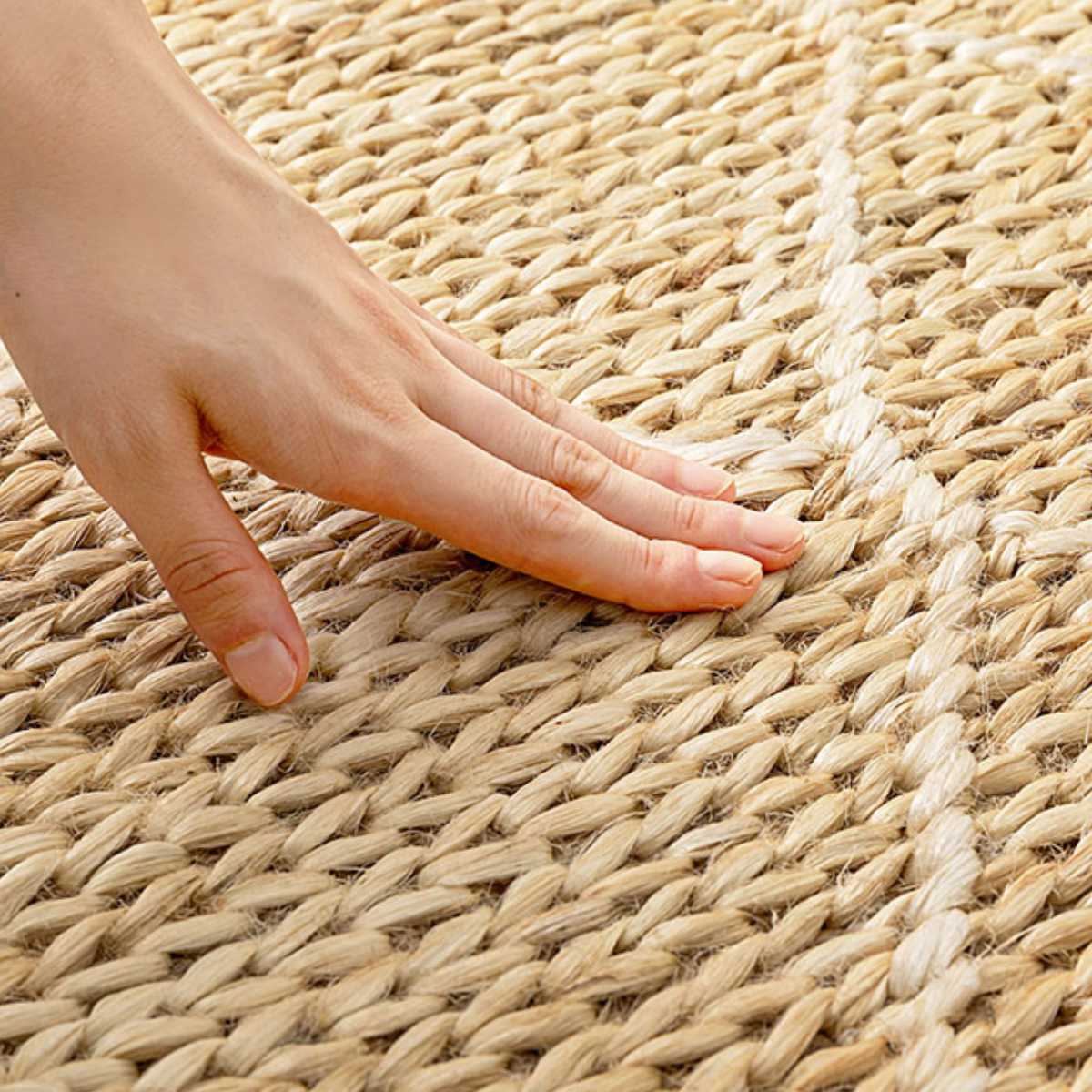 玄関マット 室内 ジュートマット モロッカン 60×90 ( マット ラグ 敷物 インテリア おしゃれ ジュート100% 夏 手織り 黄麻 薄手 幅90cm かわいい キッチン リビング 寝室 洗面所 室内用マット 敷き物 涼しい ) 【ネイビー】 ネイビー