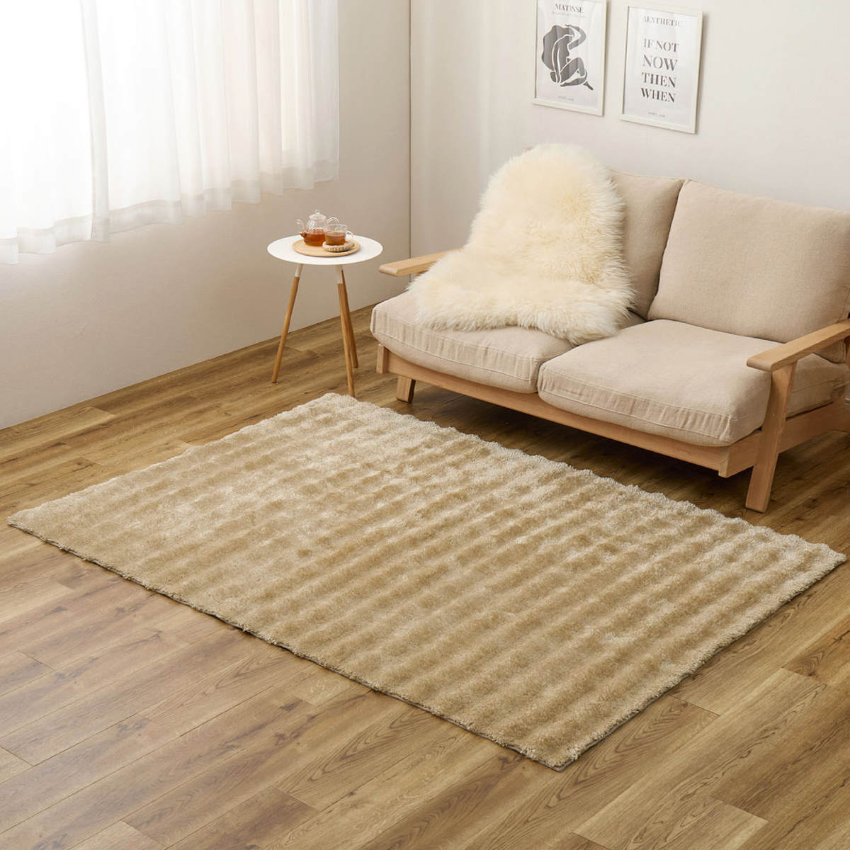 ラグ 洗える メルア 180x180 ポコポコシャギーラグ ( シャギーラグ ラグマット カーペット 絨毯 じゅうたん マット 床暖対応 床暖 床暖房 アクセントラグ ホットカーペット対応 インテリア ふんわり 低ホルムアルデヒド ) 【ピンク】 ピンク