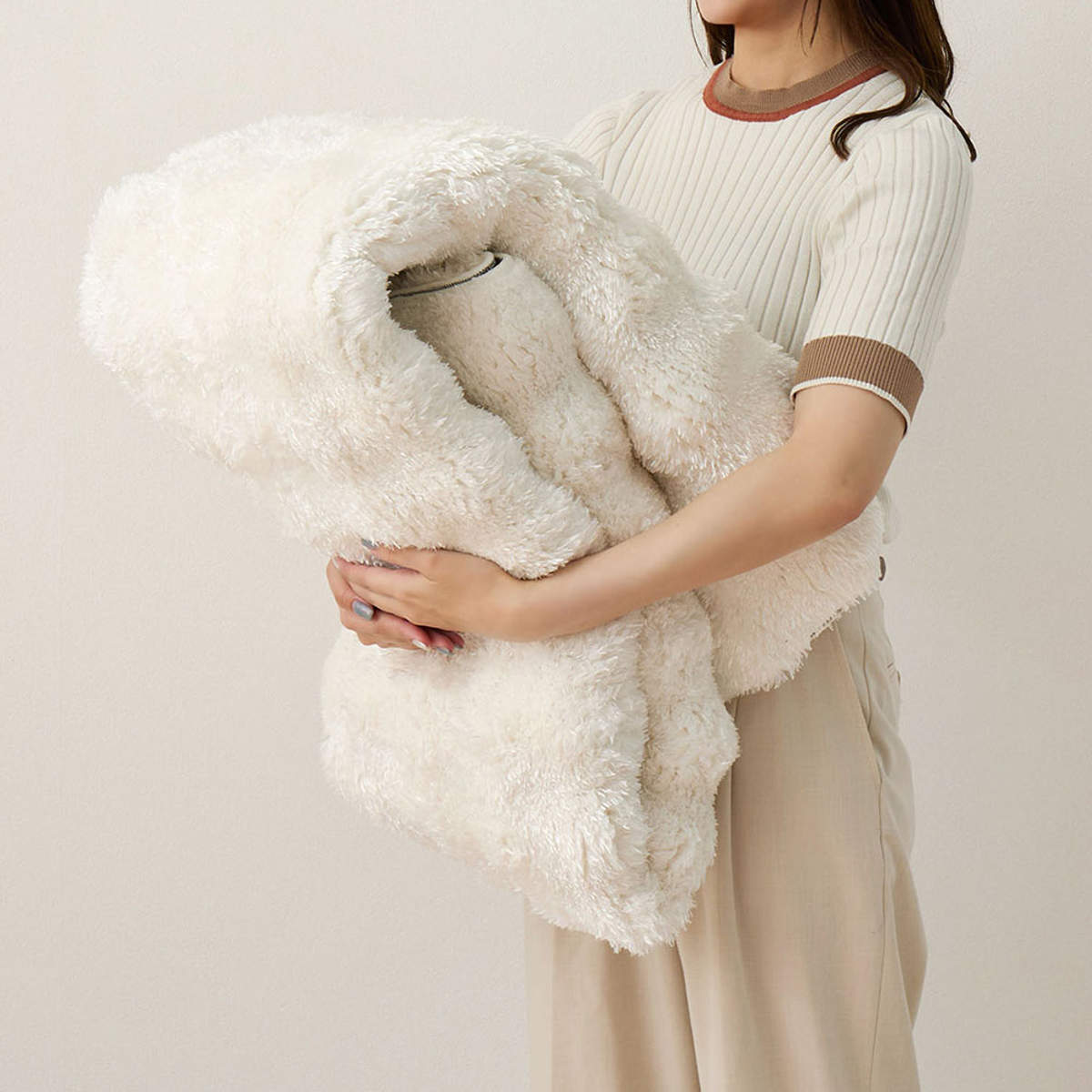 ラグ 洗える メルア 180x180 ポコポコシャギーラグ ( シャギーラグ ラグマット カーペット 絨毯 じゅうたん マット 床暖対応 床暖 床暖房 アクセントラグ ホットカーペット対応 インテリア ふんわり 低ホルムアルデヒド ) 【ピンク】 ピンク