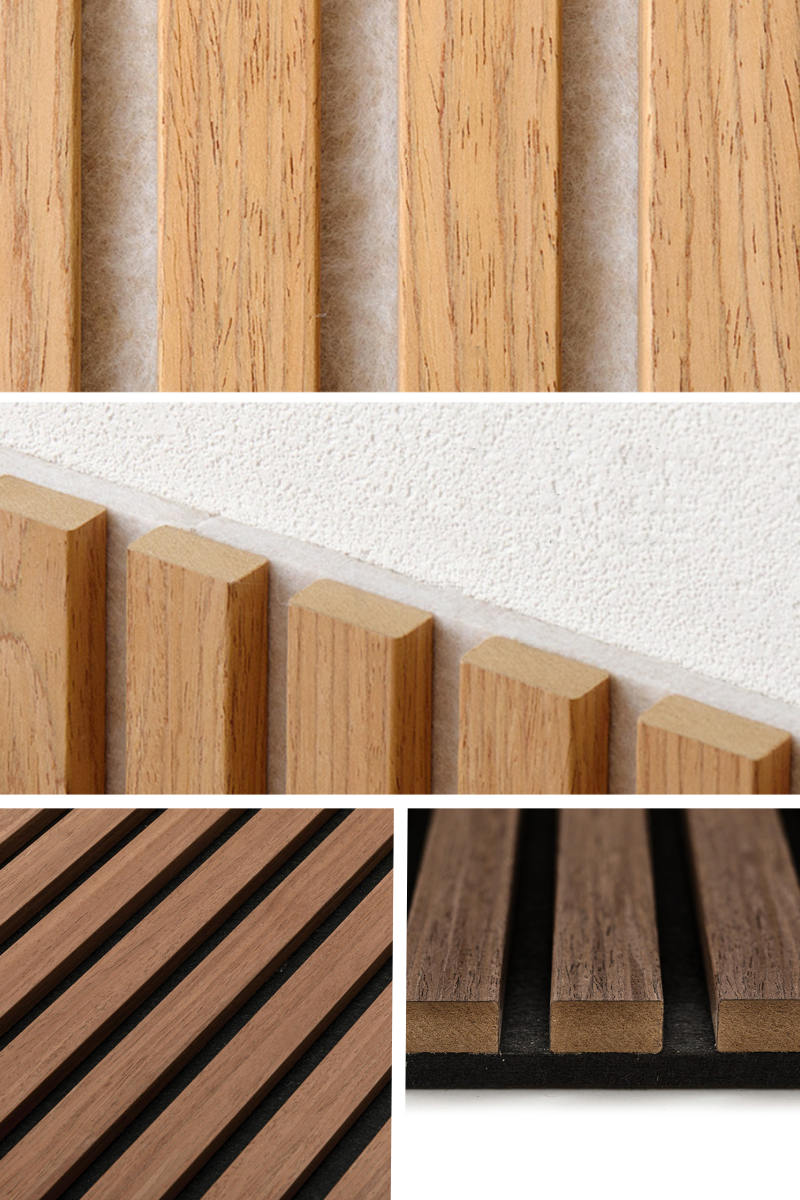 吸音パネル イパネッラ 6枚入り 防音 木目調 ( 吸音ボード ウォールパネル おしゃれ 壁 DIY 防音パネル 吸音材 カット 切れる 防音シート 防音マット 壁に貼る 壁面 オフィス インテリア 簡単DIY 吸音機能付き 内装 パネル 防音材 ) 【ダークブラウン】 ダークブラウン