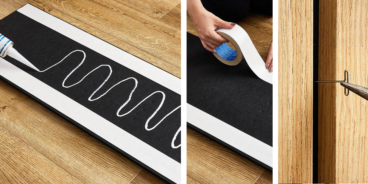 吸音パネル イパネッラ 6枚入り 防音 木目調 ( 吸音ボード ウォールパネル おしゃれ 壁 DIY 防音パネル 吸音材 カット 切れる 防音シート 防音マット 壁に貼る 壁面 オフィス インテリア 簡単DIY 吸音機能付き 内装 パネル 防音材 ) 【ダークブラウン】 ダークブラウン