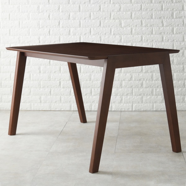 ダイニングテーブル 幅120cm 天然木 木製 テーブル 机 つくえ 4人掛け 四人掛け 北欧風 ( ダイニング 食卓 ダイニング家具 家具 リビングテーブル 木製テーブル 食卓机 ウッドテーブル 長方形 四角 北欧 ) 【ナチュラル】 ナチュラル