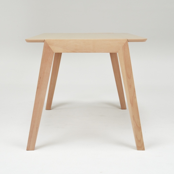 ダイニングテーブル 幅120cm 天然木 木製 テーブル 机 つくえ 4人掛け 四人掛け 北欧風 ( ダイニング 食卓 ダイニング家具 家具 リビングテーブル 木製テーブル 食卓机 ウッドテーブル 長方形 四角 北欧 ) 【ナチュラル】 ナチュラル