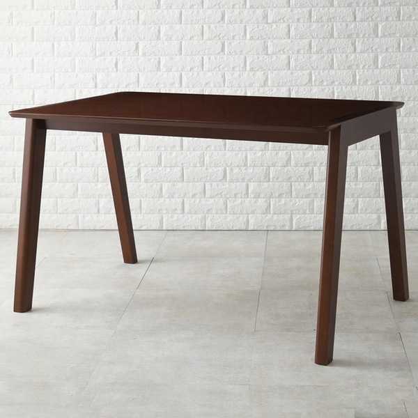 ダイニングテーブル 幅120cm 天然木 木製 テーブル 机 つくえ 4人掛け 四人掛け 北欧風 ( ダイニング 食卓 ダイニング家具 家具 リビングテーブル 木製テーブル 食卓机 ウッドテーブル 長方形 四角 北欧 ) 【ナチュラル】 ナチュラル