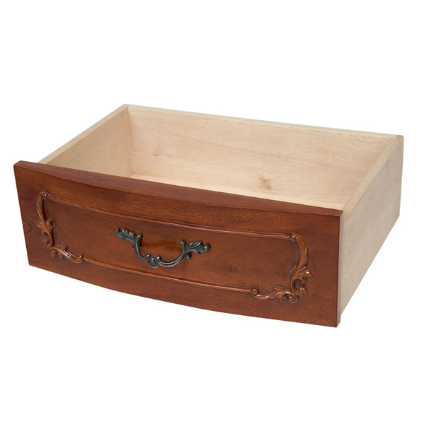 チェスト 5段 クラシック調 マホガニー前板 猫脚 幅52cm ( サイドチェスト リビング収納 天然木 木製 タンス リビングボード 収納 サイドボード ブラウン 茶色 シック 高級感 おしゃれ 完成品 )