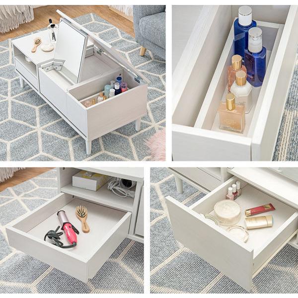 ドレッサー テーブル 幅95cm コスメテーブル センターテーブル