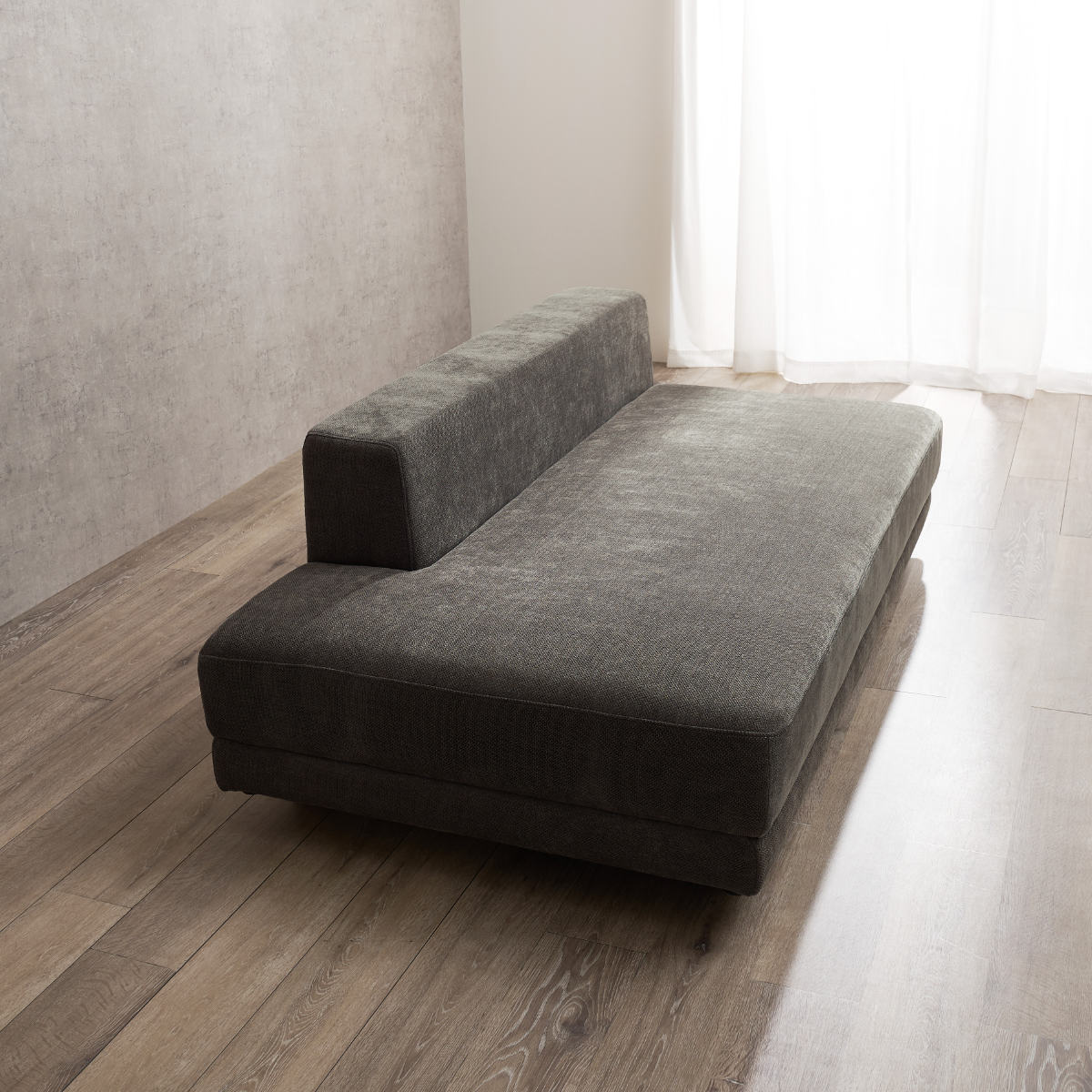 ソファ 2人掛け 幅164cm クッション2個付 エルマ ( 開梱設置 ローソファ フロアソファ 脚取り外しOK 座面 ゆったり クッション取り外し ファブリック 北欧 モダン スタイリッシュ ホテルライク ) 【アイボリー】 アイボリー