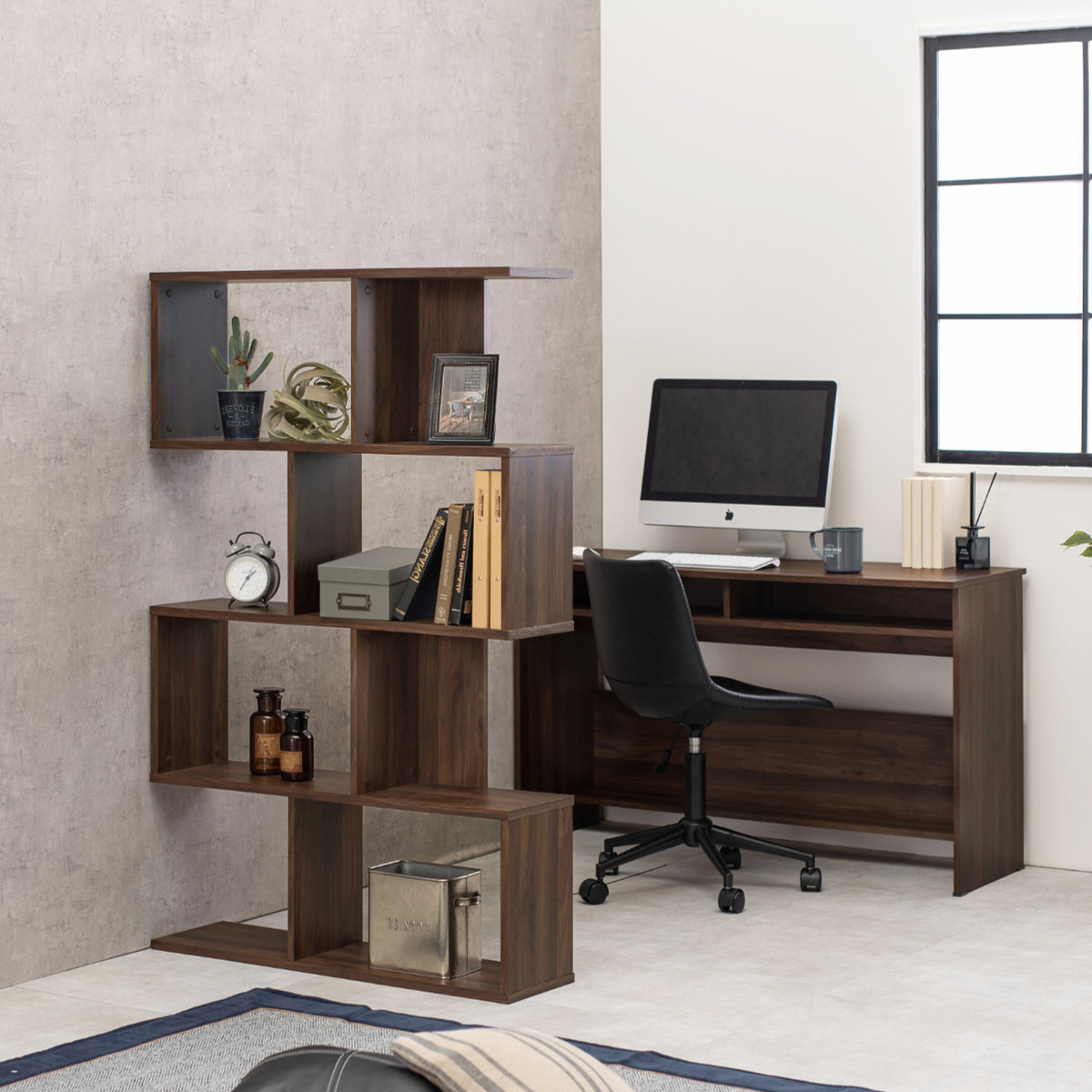 オープンラック 幅62cm 4段 A4対応 魅せる収納 ( ラック 棚 本棚 A4サイズ シェルフ 飾り棚 縦置き 横置き ディスプレイ 収納 間仕切り 背面化粧 四段 ブラウン ナチュラル ホワイト ) 【ナチュラル】 ナチュラル