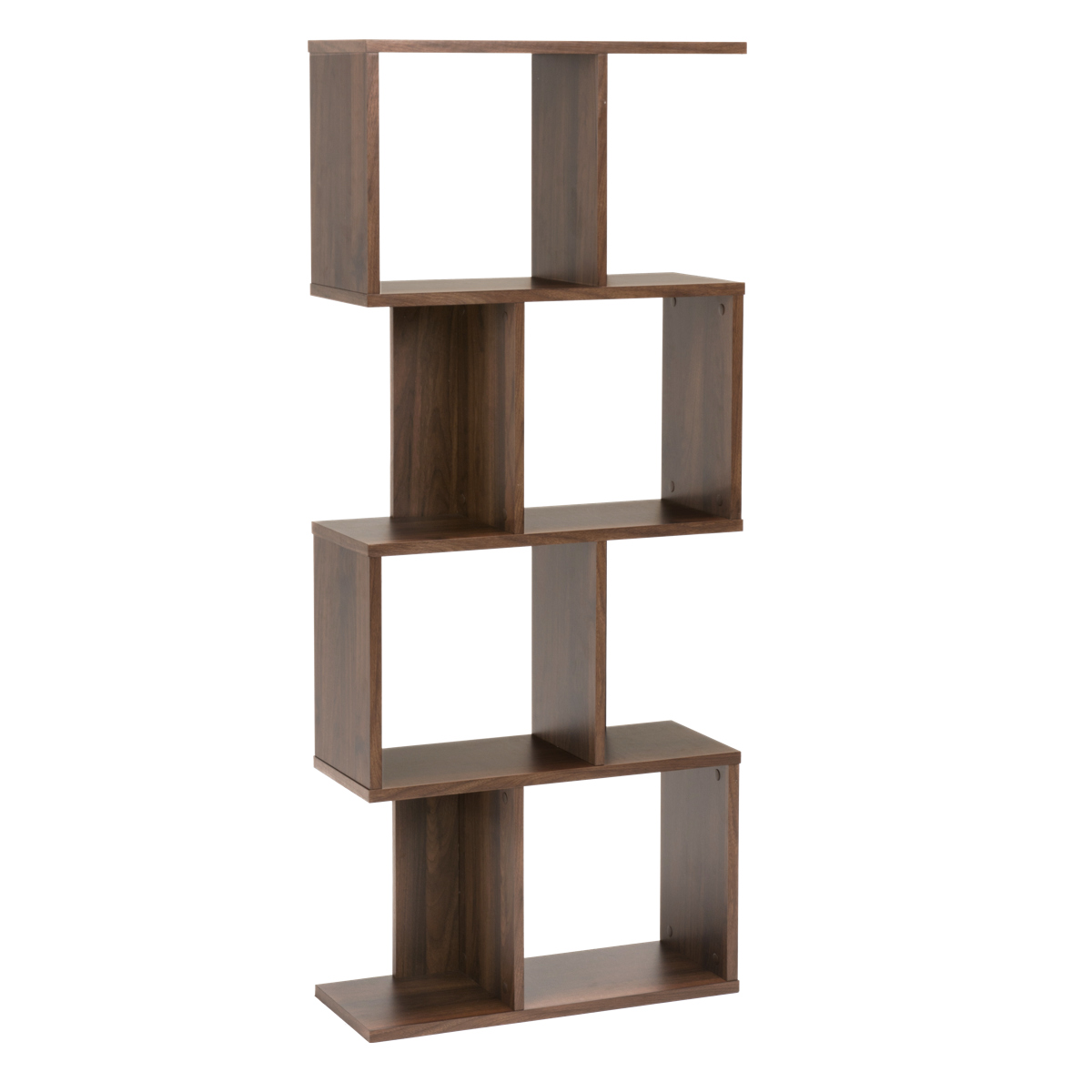 オープンラック 幅62cm 4段 A4対応 魅せる収納 ( ラック 棚 本棚 A4サイズ シェルフ 飾り棚 縦置き 横置き ディスプレイ 収納 間仕切り 背面化粧 四段 ブラウン ナチュラル ホワイト ) 【ナチュラル】 ナチュラル