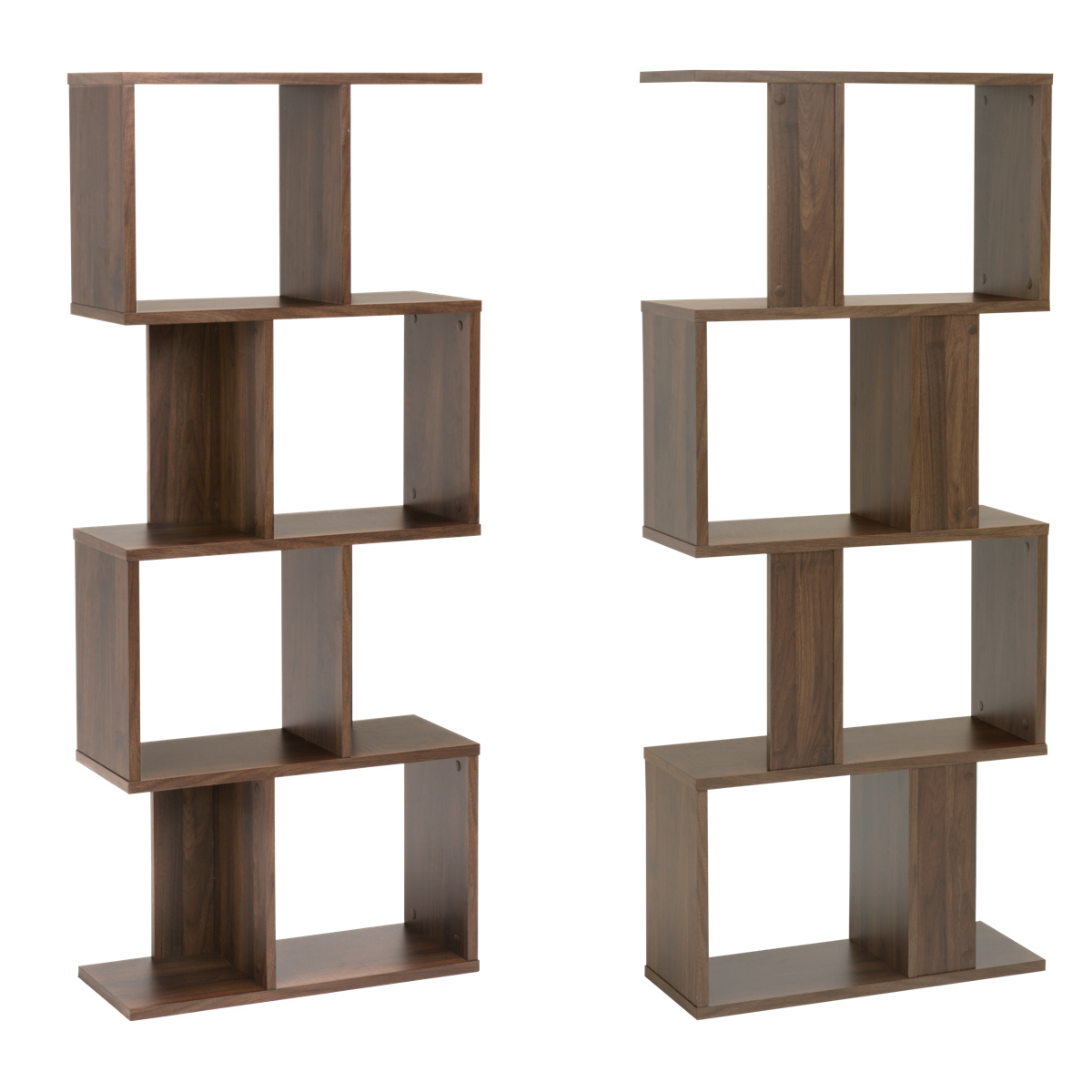 オープンラック 幅62cm 4段 A4対応 魅せる収納 ( ラック 棚 本棚 A4サイズ シェルフ 飾り棚 縦置き 横置き ディスプレイ 収納 間仕切り 背面化粧 四段 ブラウン ナチュラル ホワイト ) 【ナチュラル】 ナチュラル