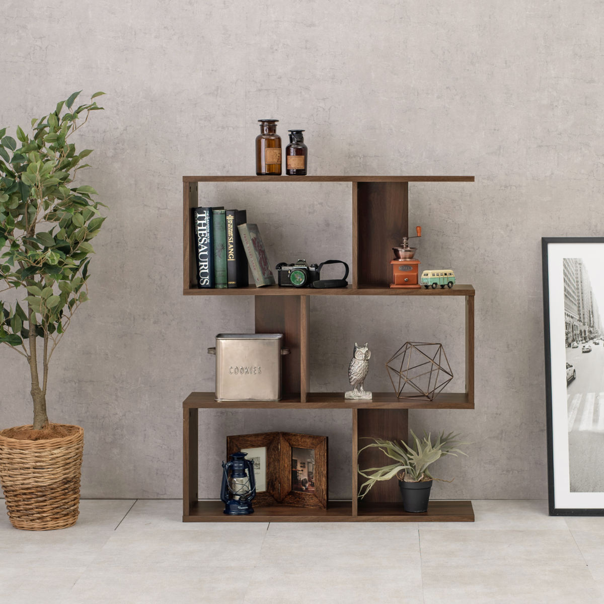 オープンラック 幅90cm 3段 A4対応 魅せる収納 ( ラック 棚 本棚 A4サイズ シェルフ 飾り棚 縦置き 横置き ディスプレイ 収納 間仕切り 背面化粧 三段 ブラウン ナチュラル ホワイト ) 【ナチュラル】 ナチュラル