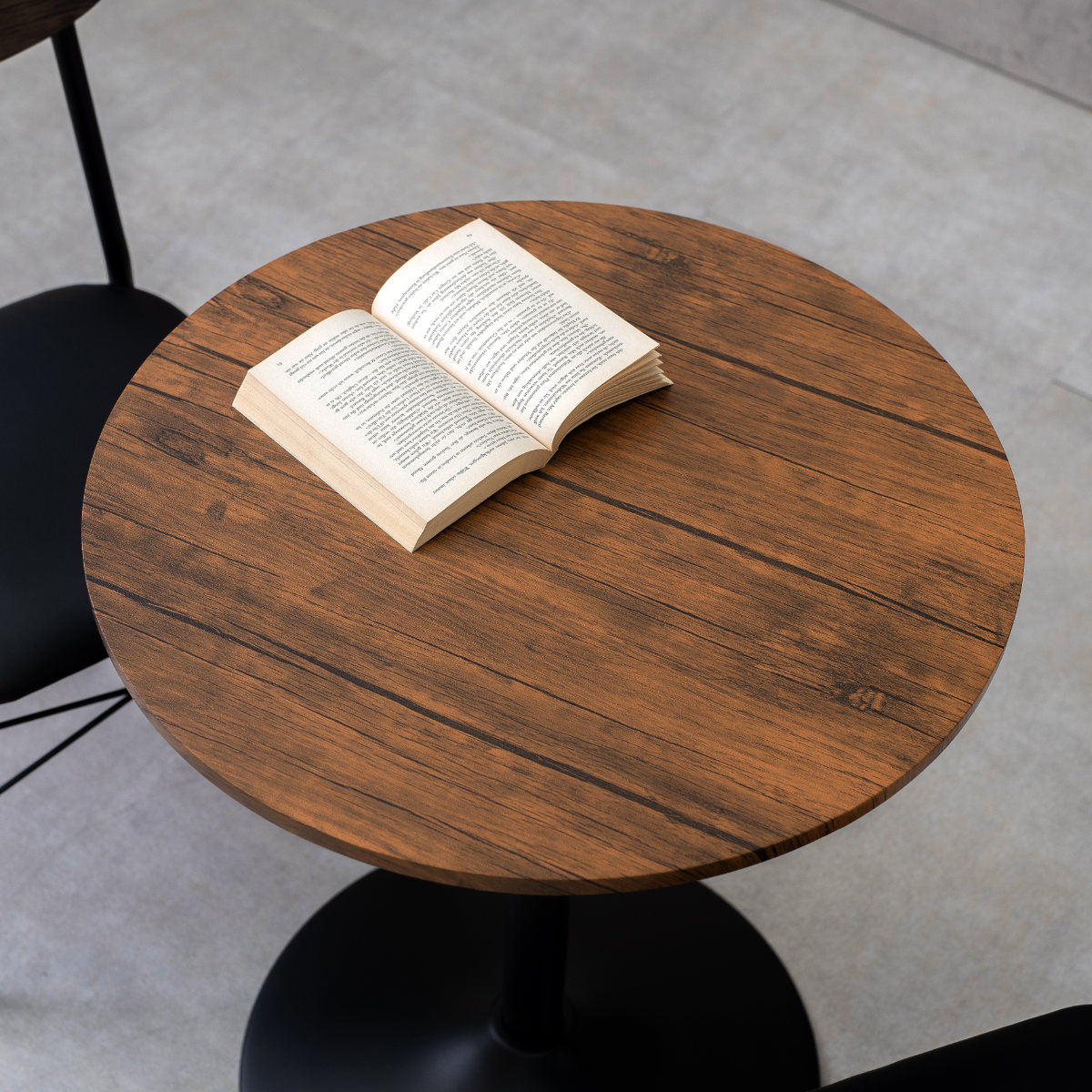 ダイニングテーブルセット 2人掛け 3点セット 円型テーブル×1 チェア×2 ( ダイニングセット 2人用 コンパクト 食卓テーブル 椅子 丸 円形 直径60cm 木目調 イス テーブル ダイニングテーブル ダイニングチェア おしゃれ ) 【ブラウン】 ブラウン