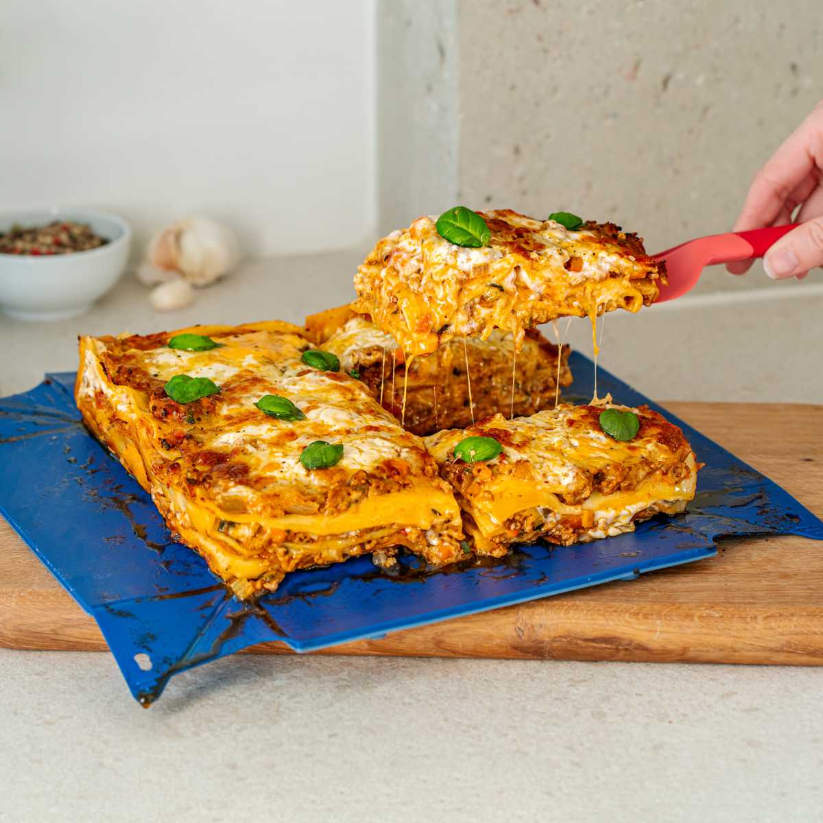 ケーキ型 coox 洗いやすい たためる焼き型 SQ ( シリコーン オーブン対応 食洗機対応 焼き型 シリコンケーキ型 四角 スクエア おしゃれ かわいい コンパクト たためる お菓子づくり 料理 手作り 型 ケーキ ゼリー テリーヌ ) 【ブルー】 ブルー