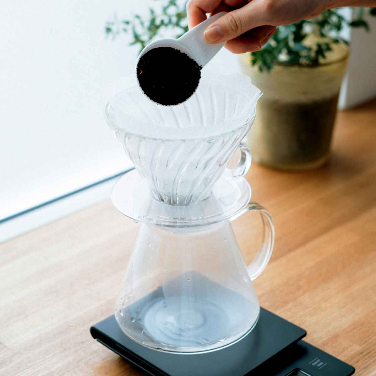 ハリオ ドリッパー コーヒーサーバー セット V60 1〜4杯用 Glass Brewing Kit 耐熱ガラス （ HARIO 食洗機対応 電子レンジ対応 ガラスド