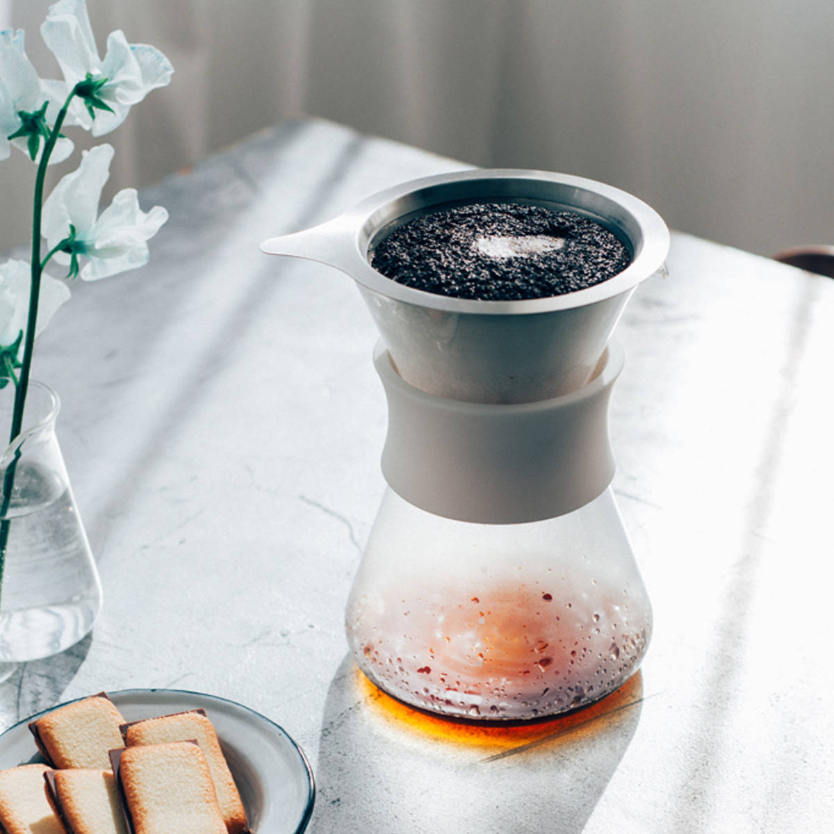 ハリオ コーヒーメーカー 400ml Glass Coffee Maker 耐熱ガラス （ HARIO 食洗機対応 ドリッパー コーヒーサーバー コーヒージャグ ブリ