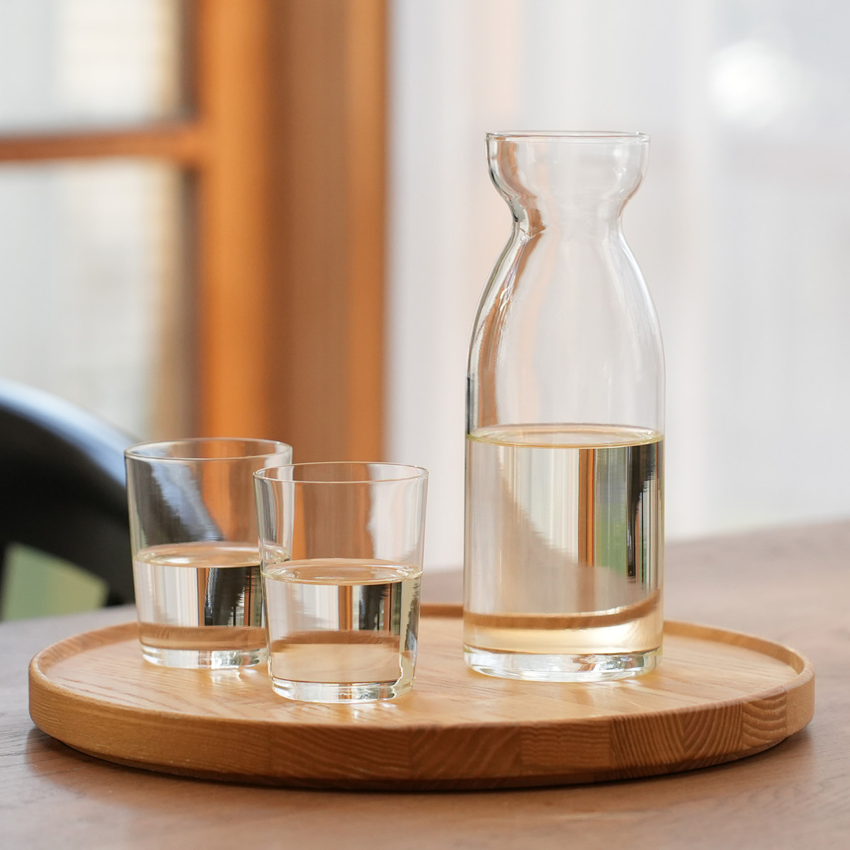 HARIO ハリオ 耐熱ガラス 徳利 スリム 2合 ( 360ml 食洗機対応 電子レンジ対応 耐熱 ガラス 日本製 銚子 酒器 お酒 酒 クリア おしゃれ シンプル モダン 和 和モダン )